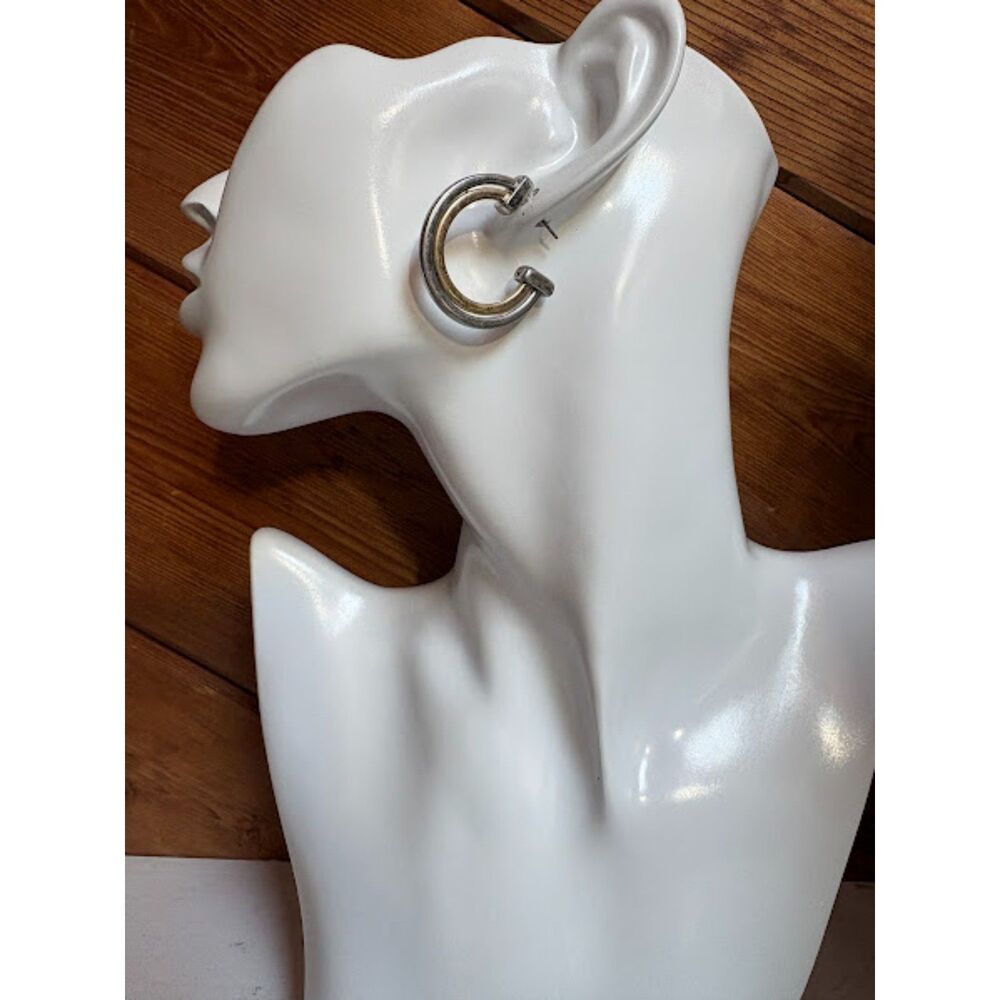 Ophelia Roe Gold and Silver Hoop Earrings